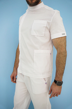 Рубашка со смещенной застёжкой