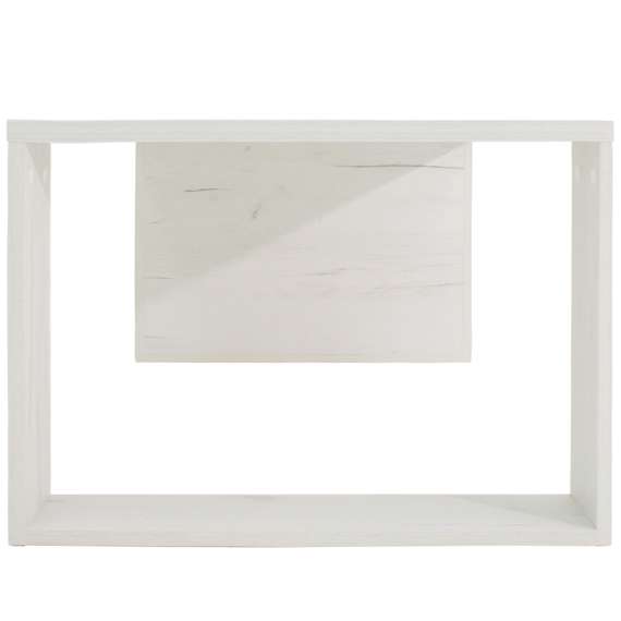 Стол журнальный BeautyStyle 25 дуб крафт белый/без стекла