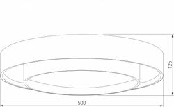 Накладной светильник Eurosvet Force 90330/2 серый