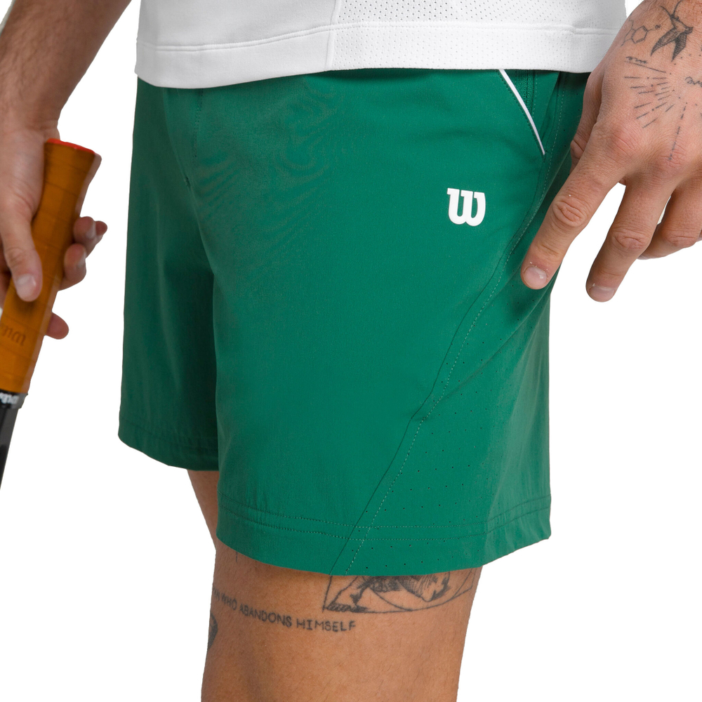 Мужское теннисное поло Wilson Players Seamless Crew 2.0 T-Shirt Men - White