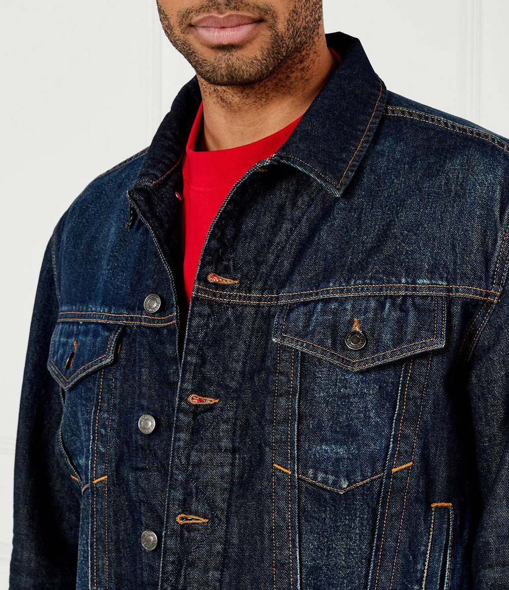 Джинсовая куртка HUGO - темно-синий(50530639)