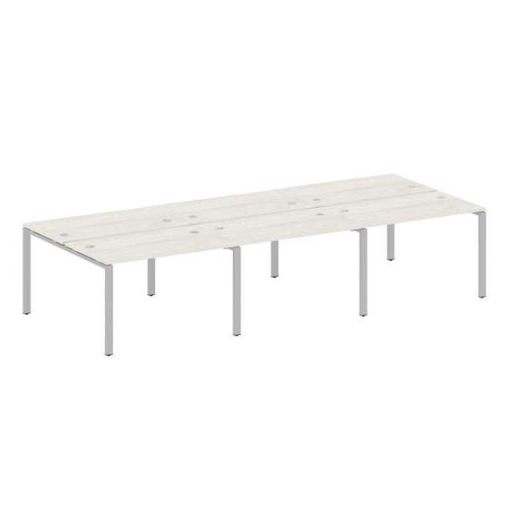 Метал Систем Рабочая станция на 6 мест на П-образном м/к БП.СМ-6.2