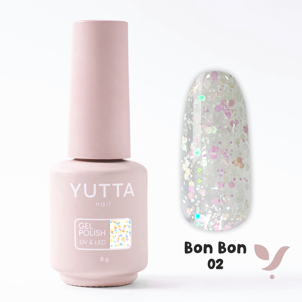 Yutta, Гель-лак Bon Bon 02, 8g