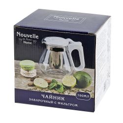 Чайник заварочный с фильтром v=700 мл (индивидуальная упаковка)