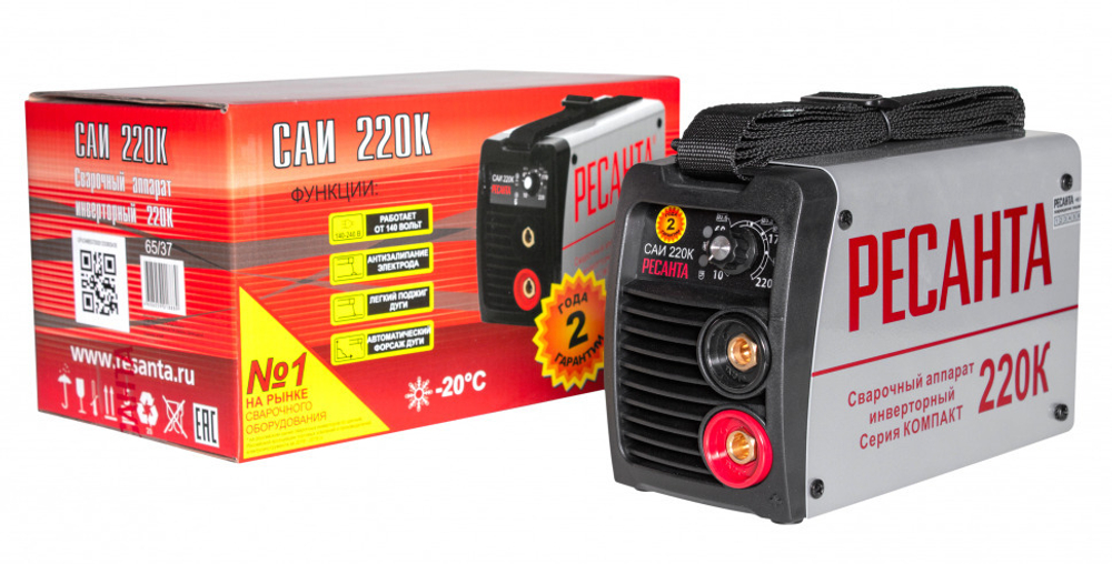 Сварочный аппарат Ресанта САИ220К 65/37