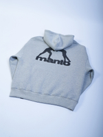 Худи MANTO LABEL OVERSIZE серая