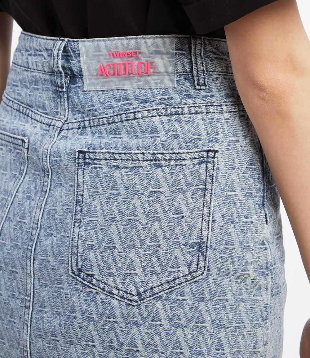 юбка Twinset Actitude - голубой(221AT232D)