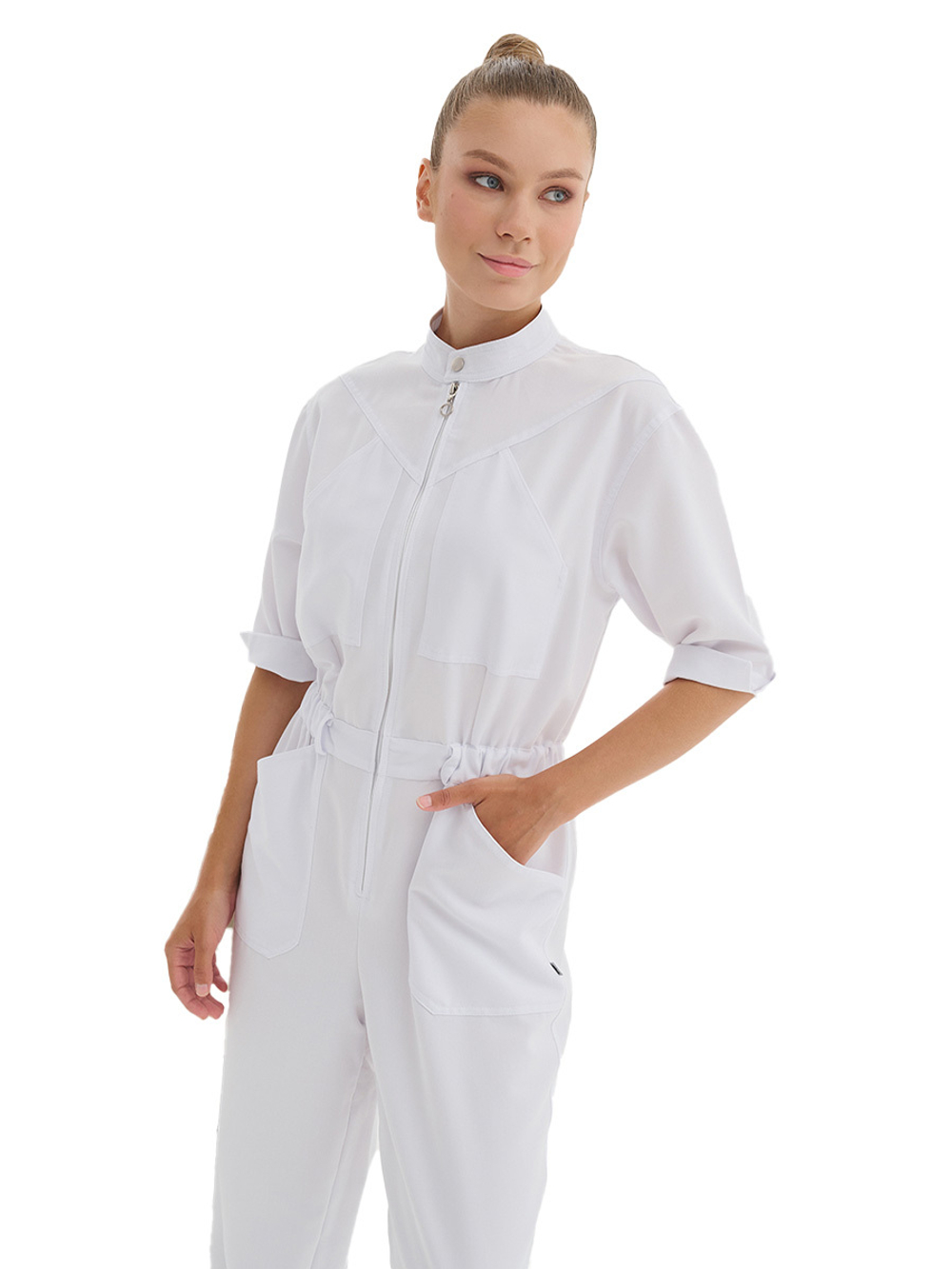 Комбинезон медицинский женский Тезис TZ490, латте, 50