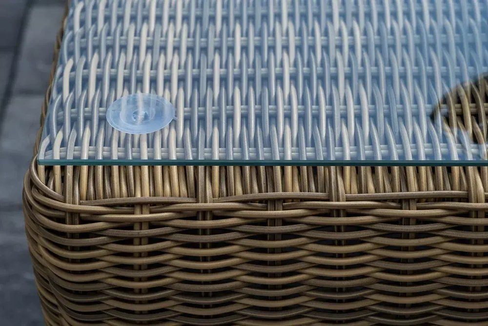 "Боно" лаунж-зона из искусственного ротанга, цвет соломенный