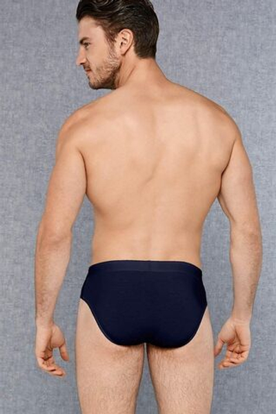 Набор из 3 трусов-брифов Doreanse Basic Cotton: темно-серые, бордовые, темно-синие (Размер: XL) (Цвет: разноцветный)