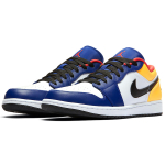 Кроссовки Air Jordan 1 Low White Deep Royal Blue