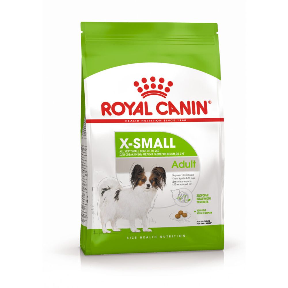 Royal Canin X-Small Adult Корм сухой для взрослых собак очень мелких размеров 1,5 кг