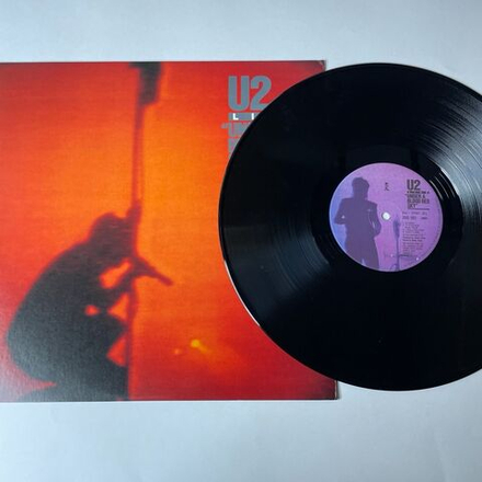 Винтажная виниловая пластинка LP U2 Live Under A Blood Red Sky (Japan 1983) (No Obi) The Electric Co.