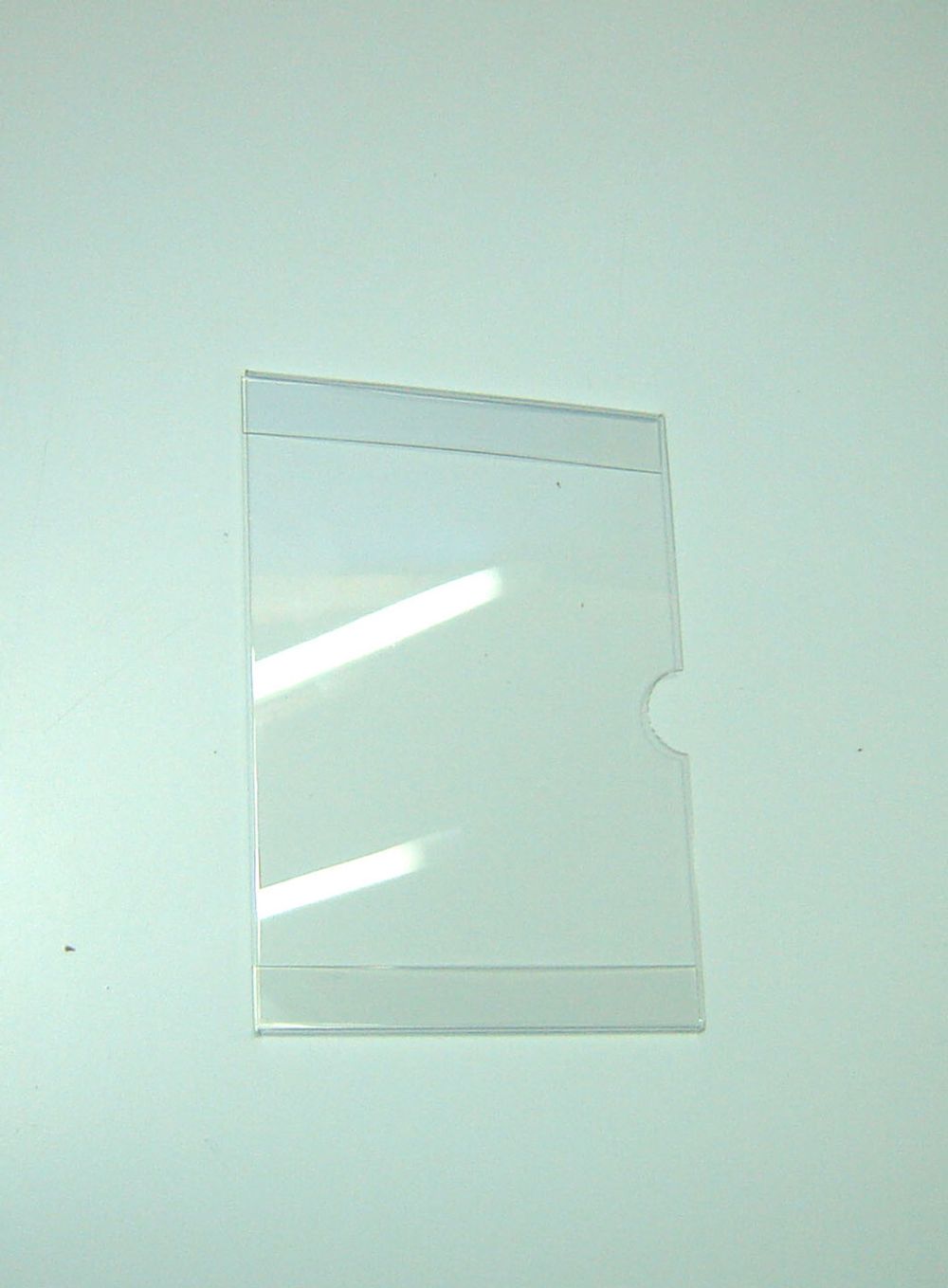 Карман информационный вертикальный №2 А6 без скотча