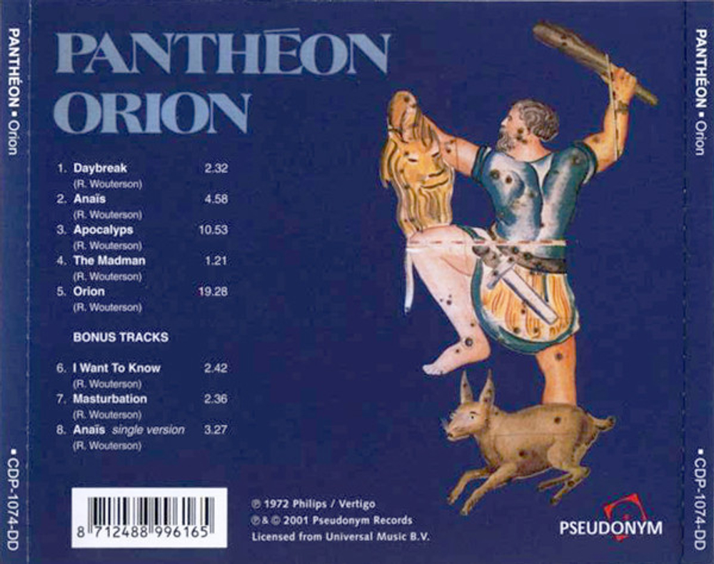 Pantheon / Orion (CD)