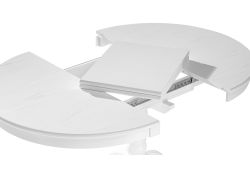 Стол Арзон 100(146)х100х77 белый