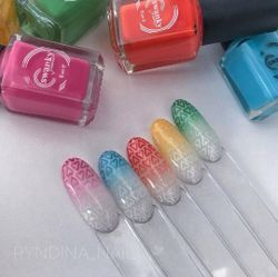 Swanky Stamping, Лак для стемпинга S51 - Апельсиновый.