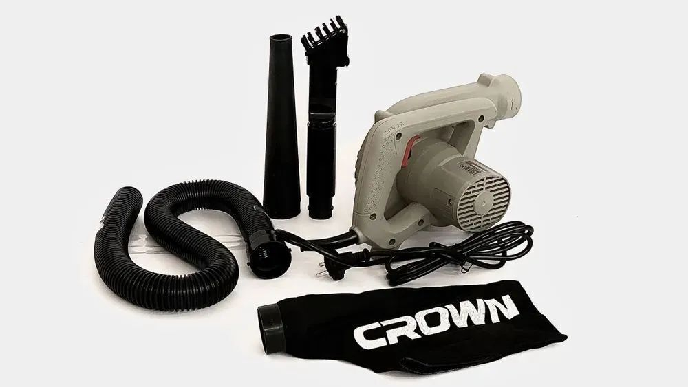Воздуходувка электрическая пылесос CROWN CT17010V-A, 710 Вт