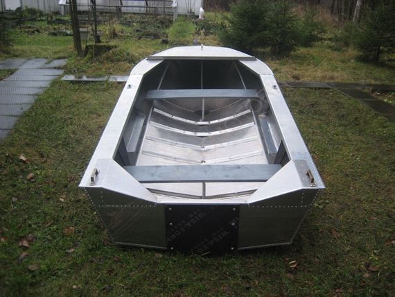 Алюминиевая лодка Мста-Н 3.7м с булями