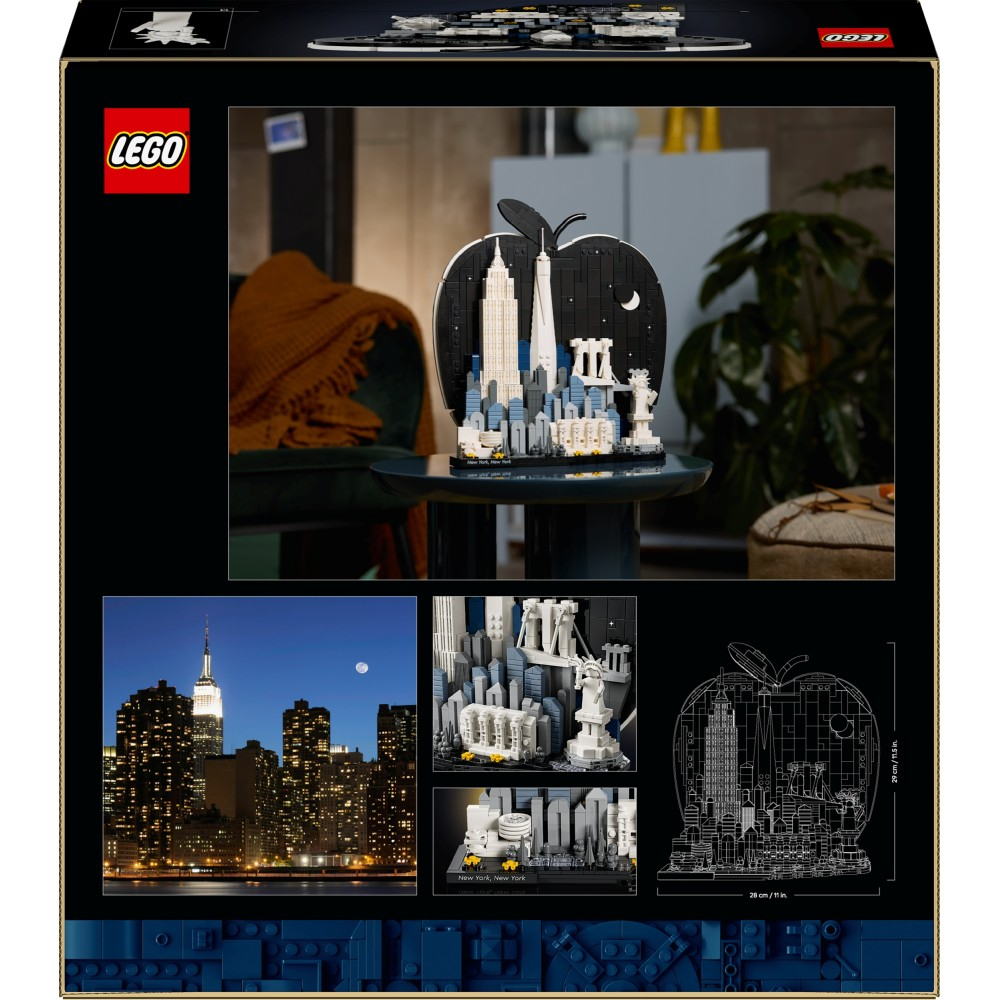Конструктор LEGO Architecture 21066 Нью-Йорк — Большое Яблоко — фото 18