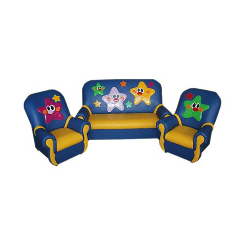 Комплект мягкой игровой мебели «Сказка люкс» Звездочки