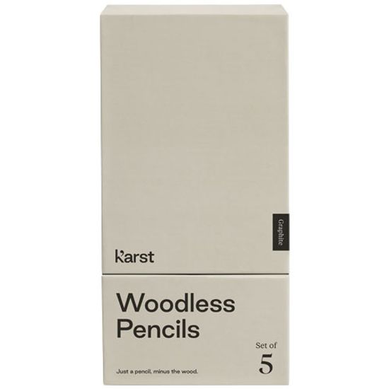 Karst®, набор из 5 графитовых карандашей 2B без дерева