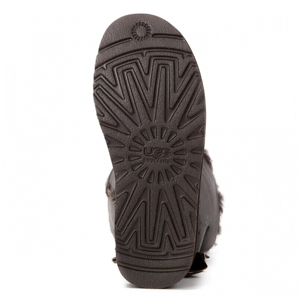 Угги Bailey Bow Tall Metallic Chocolate