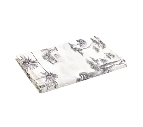 Постельное белье 2 спальное евро Blanc des Vosges Promenade Graphite