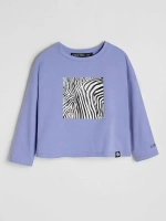 Лонгслив детский с принтом