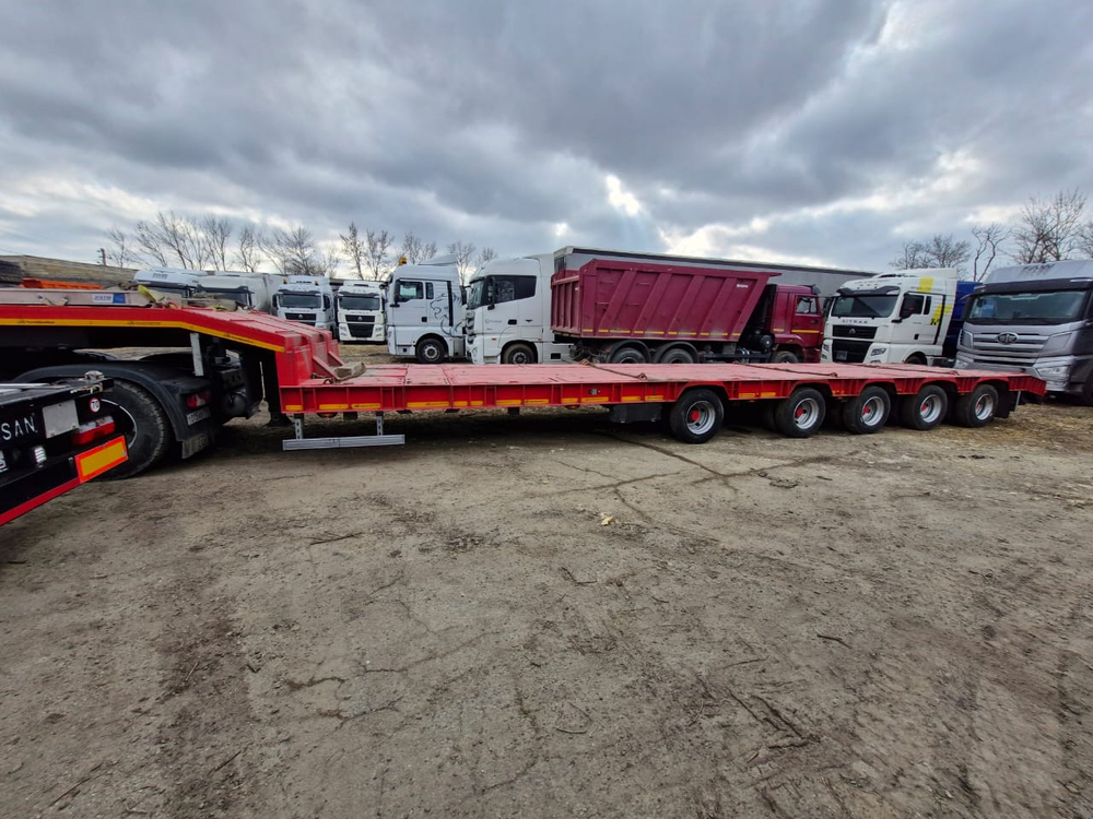 ЧДМ 9438* Полуприцеп тяжеловоз 5 осей 943856-0000010 (Раздвижной)