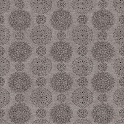 Ткань постельно-плательная Prival Пестроткань Тарелочки, тёмно-бежевый, 142г/м2, 1.5х1м