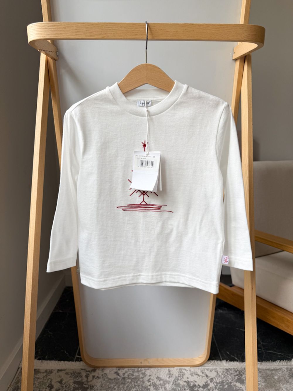 Новый хлопковый лонгслив Il Gufo, 92