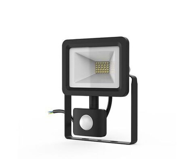 Gauss прожектор св/д Elementary 20W(1300lm) IP65 6500К 6K черный с датчиком движения 628511320 (арт. 677148)