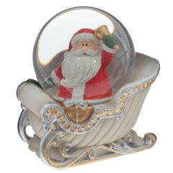 GAEM Фигурка декор в стекл шаре "Дед Мороз", D6 см, L9,5 W7 H9,5 см, 2в.