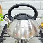 Чайник 3л со свистком, с черной ручкой НМ 55197