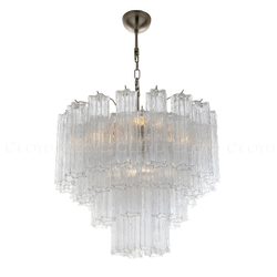 Люстра Cloyd ANNO-D C7 / Ø58 см - хром - прозрачн.стекло (арт.11650)