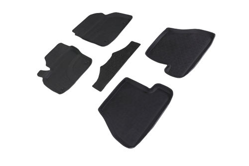 Резиновые коврики с высоким бортом для Ford Focus III 2011-2015 Seintex.82454