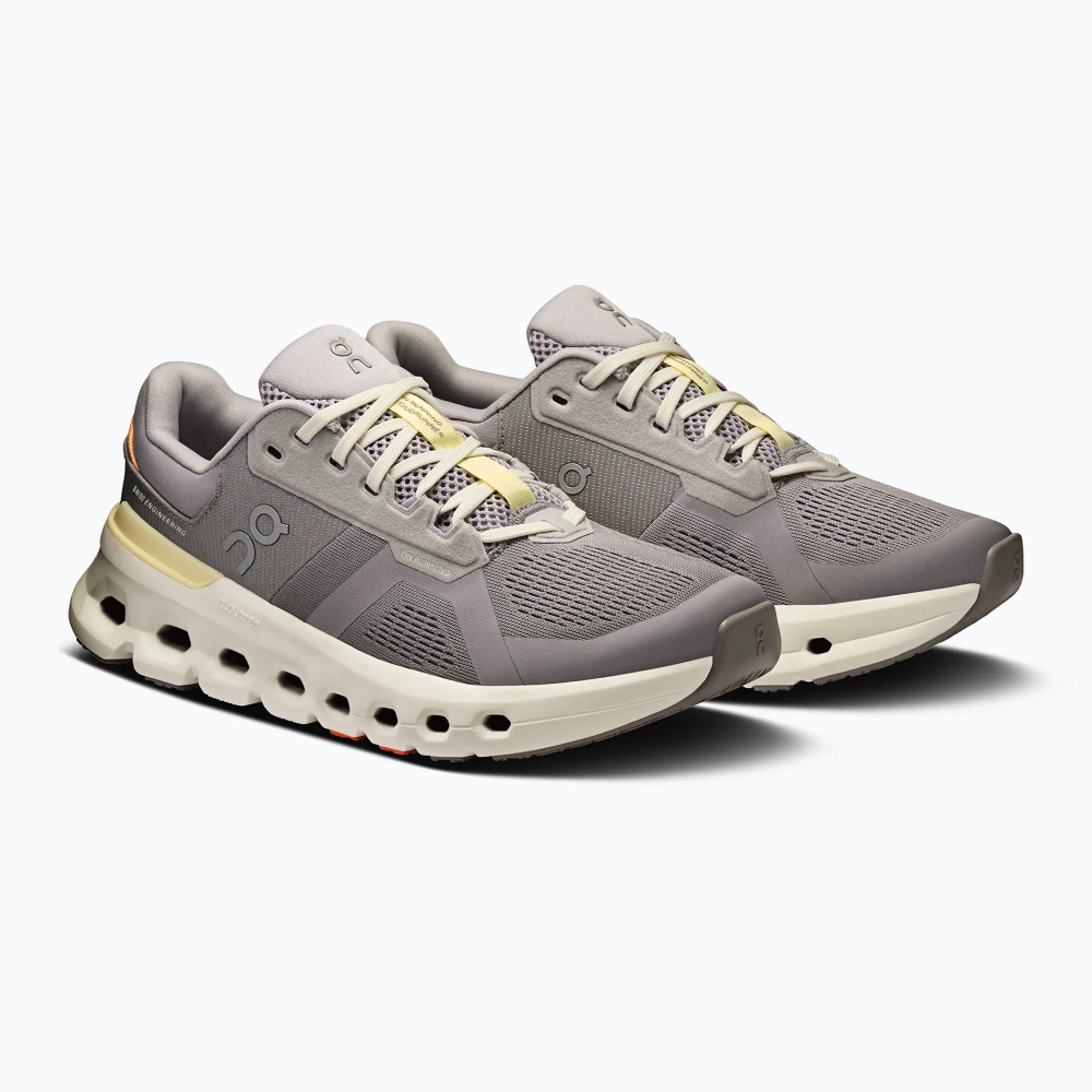 Женские Кроссовки для бега On Cloudrunner 2 lilac/ivory