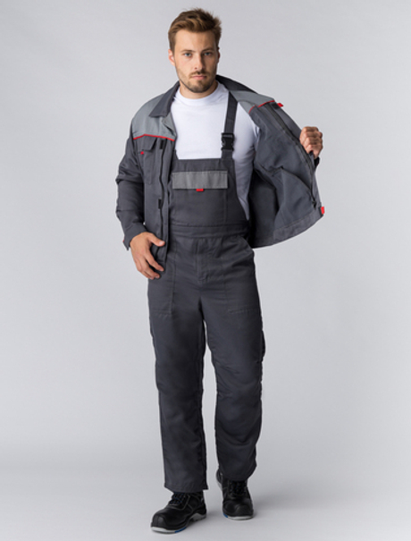 Костюм Фаворит-2 п/к, т.серый/серый