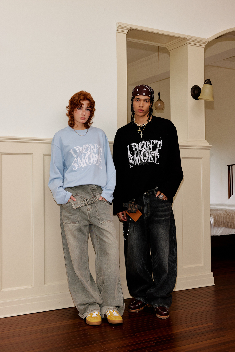 Свитшот DONSMOKE "Ghosted Logo" Sweatshirt