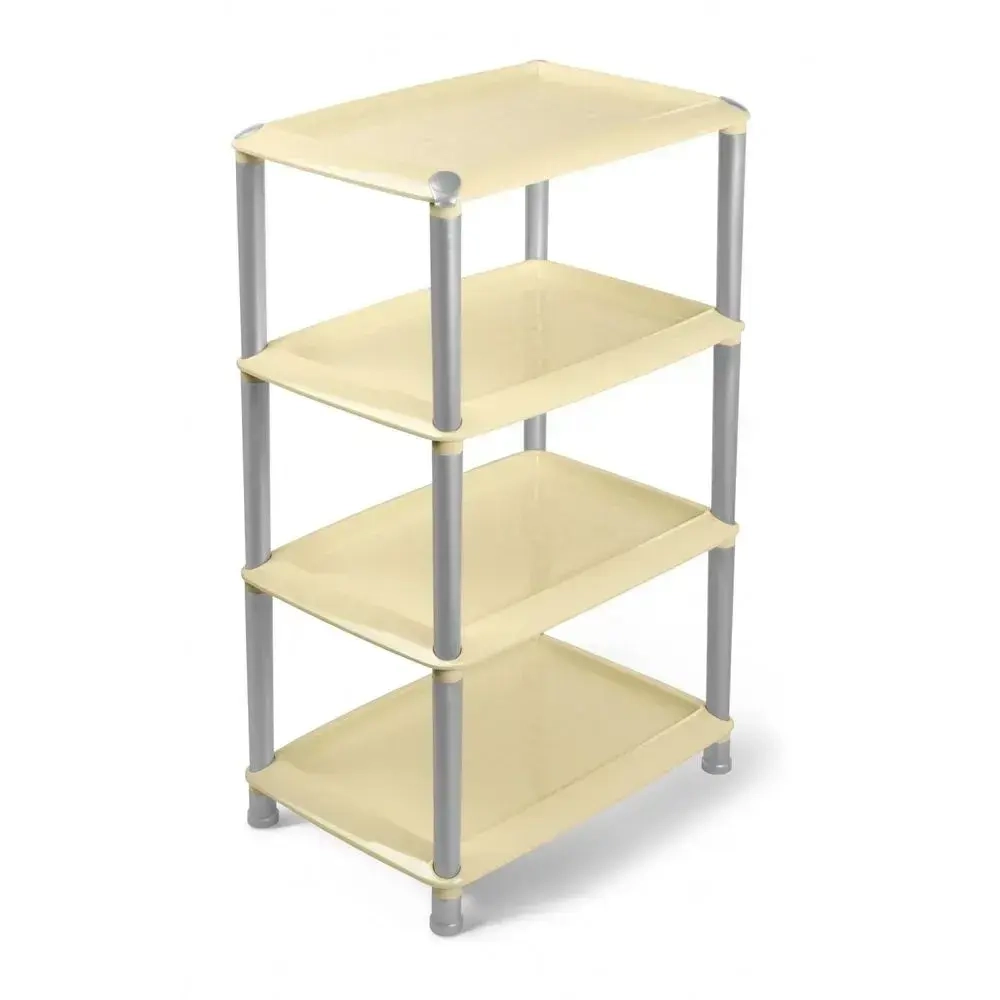 Этажерка универсальная Джета 4 полки слоновая кость С742СЛК (комплект 4 шт)