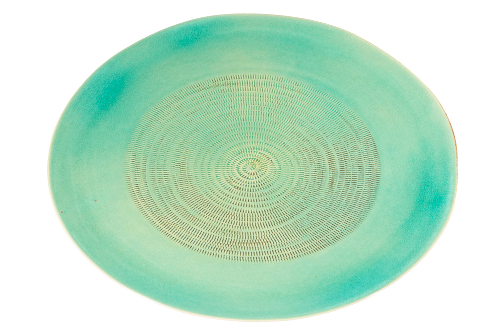 Блюдо декоративное керамическое в центр стола большое Tenderness от S. Bernardo из Португалии