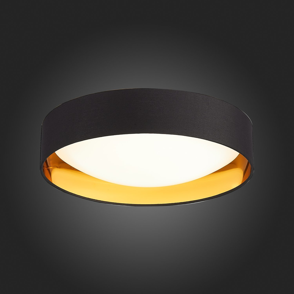 SLE201102-01 Светильник потолочный Черный, Золото/Белый LED 1*24W 4000K