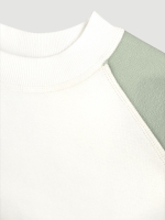 Свитшот с рукавом реглан Mjölk Экрю/Milky Green