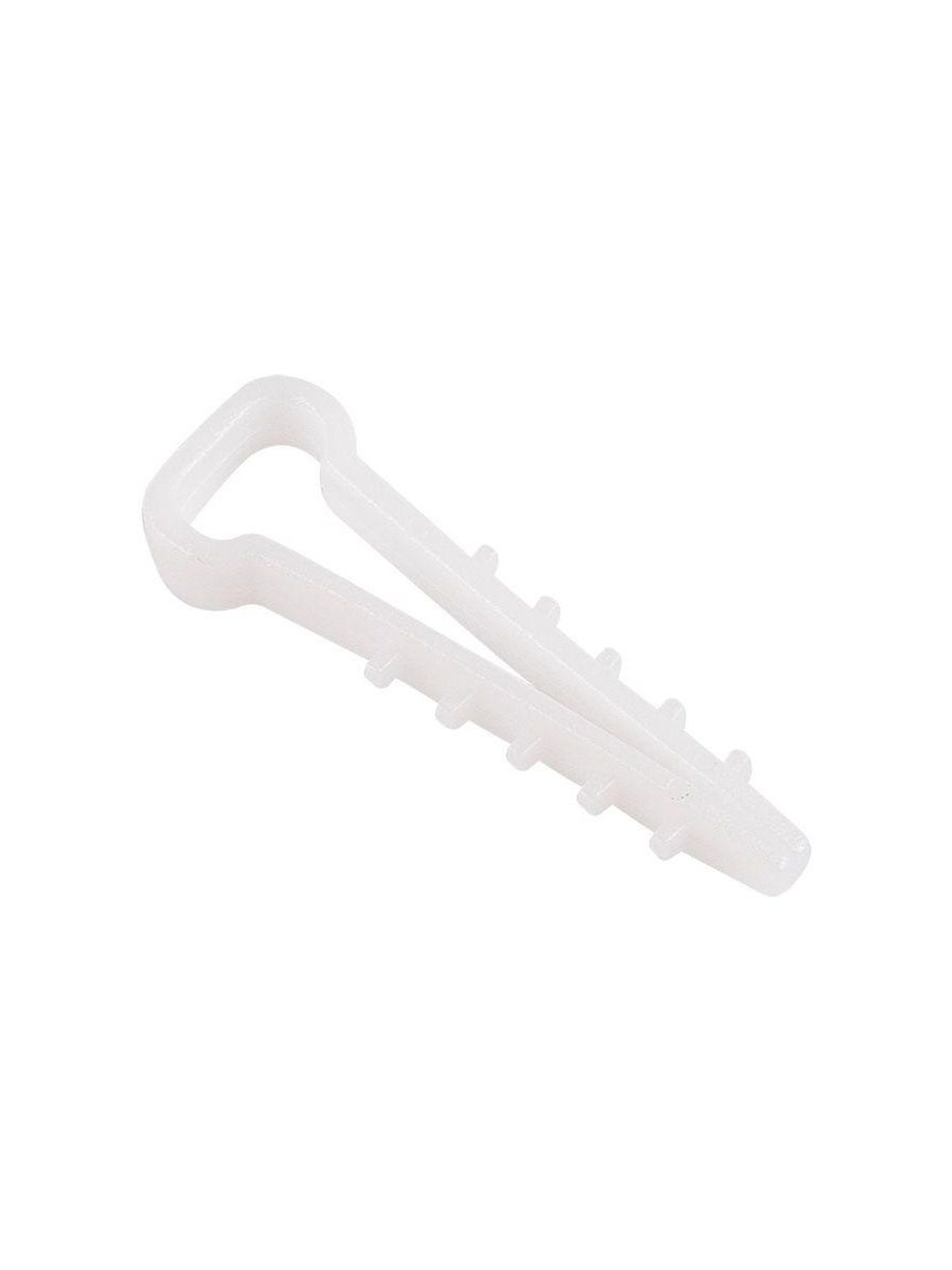 Дюбель-хомут 6-12 для плоского кабеля бел. (уп.100шт) Rexant 07-4612