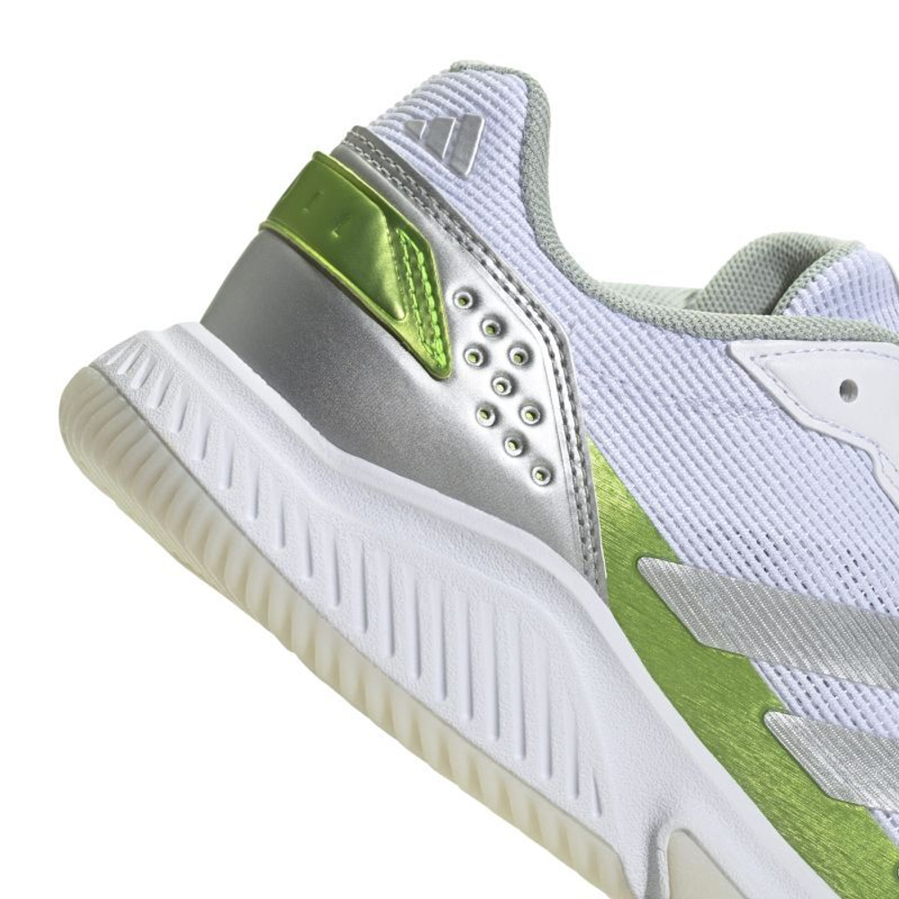 Женские кроссовки для Падел Adidas Courtquick Padel W - ftw white/silvermetallic/lucid lemon