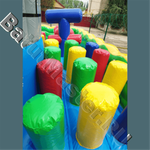 Большой надувной батут "Средневековье" 15*15*5 м