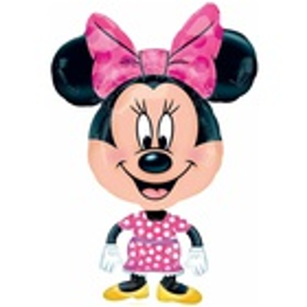 Шар ходячий фигура Минни-малышка 79 см (гелий)