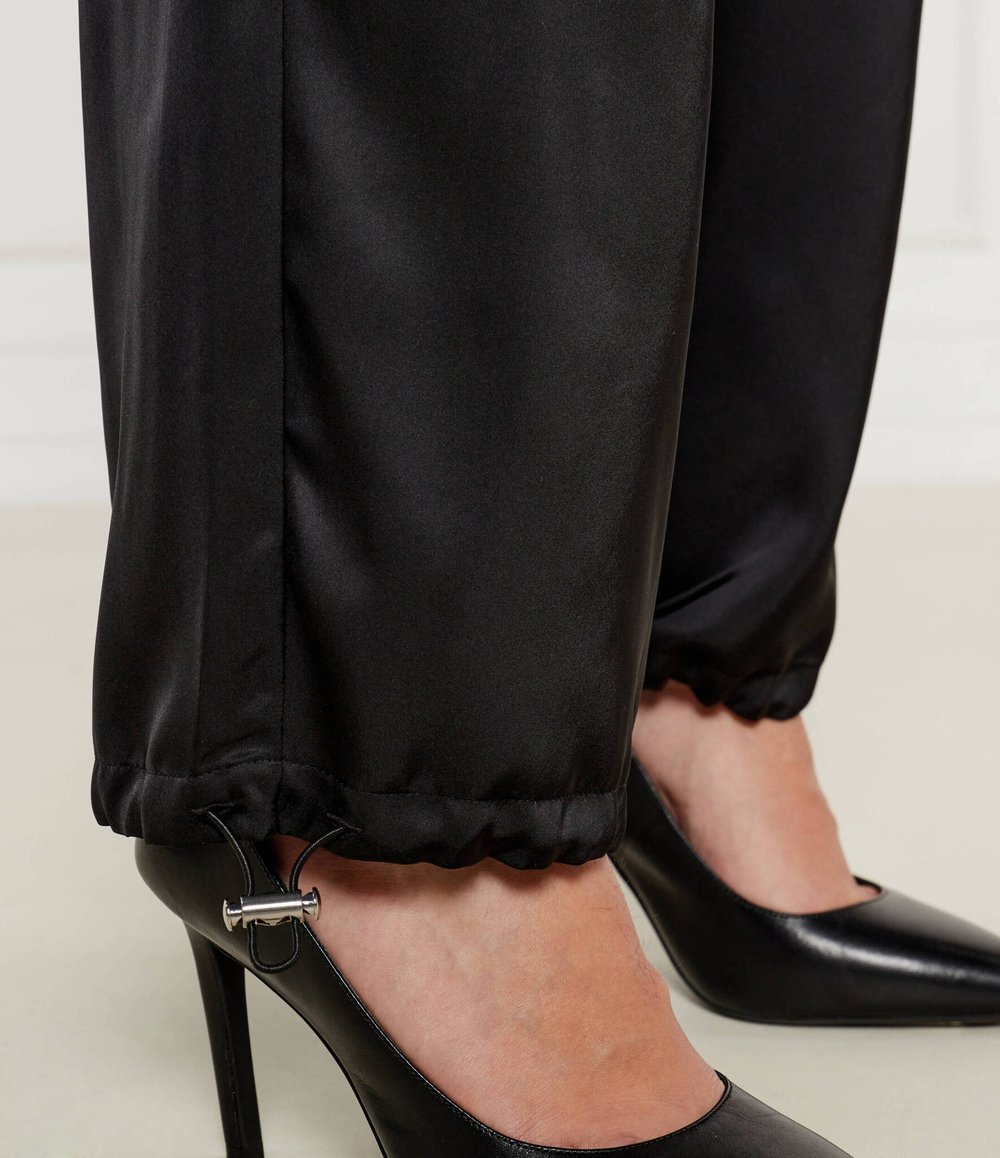 Сатиновые штаны карго C_Targov BOSS ORANGE - черный(50524253)