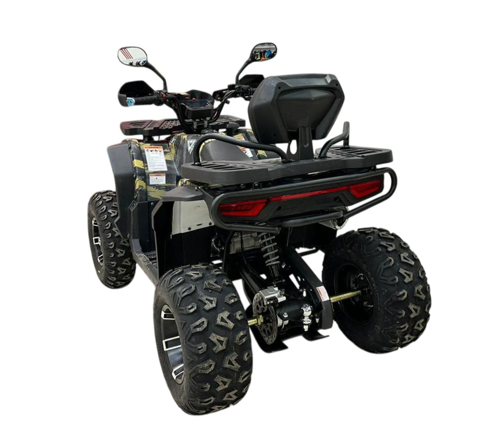 Квадроцикл MOTAX GRIZLIK W200 LUX черный-желтый камуфляж